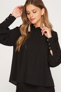 Teach Love Blouse | Black