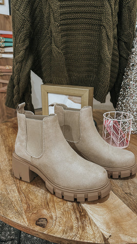 Taupe Booties