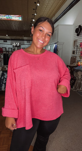 Pink Knit Top