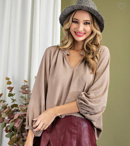 Super Chic Top | Cocoa