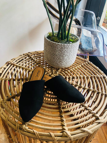 Simply Suede Mules | Black