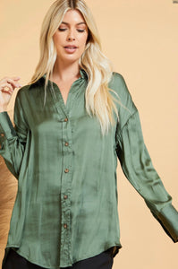 My Way Blouse | Olive