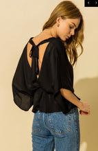 Load image into Gallery viewer, Leave Me Too Soon Top | Black